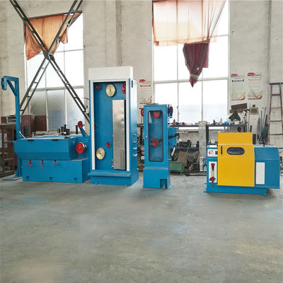 Harga yang bagus Mesin pengolahan kawat tembaga continuous annealing intermediate wire drawing machine otomatis on line