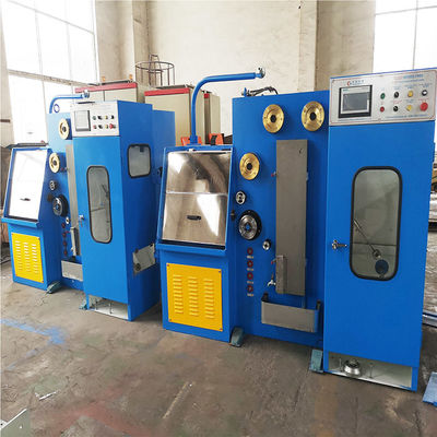Harga yang bagus High Speed Fine Wire Drawing Machine Dengan Annealer Dengan Annealer Kontinuous Anil Wire on line