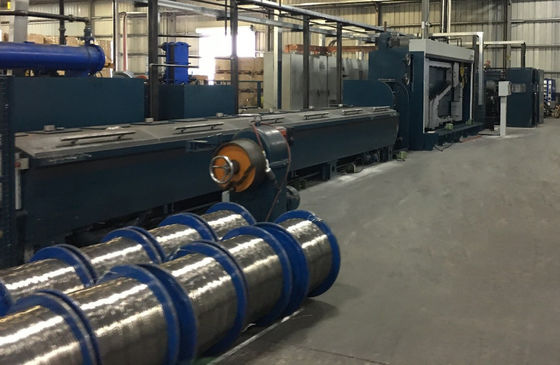 Harga yang bagus 1.7-4.5mm Wire Aluminium Rod Breakdown Machine Motor Individual on line