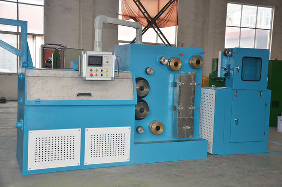 Harga yang bagus Multi-Head Multiwire Drawing Machine Untuk 4 Kawat 0.15-0.6mm Kawat Tembaga Produksi Line on line
