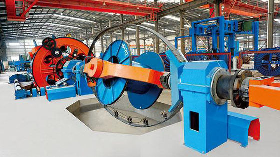 Harga yang bagus Cradle Type Copper Aluminium Electric Wire Cable Making Laying Up Stranding Machine (Membuat kabel kawat listrik jenis tembaga dan aluminium) on line