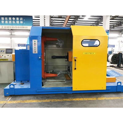 Harga yang bagus 630mm PLC Cantilever Single Twisting Machine Untuk Stranding Kabel Manufaktur Peralatan on line
