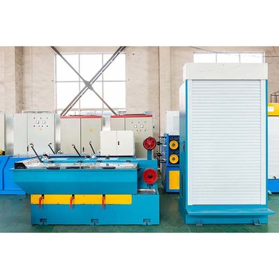 Harga yang bagus Kawat Tembaga Kabel Listrik Otomatis Intermediate Fine Wire Drawing Machine Dengan Continuous Annealing on line